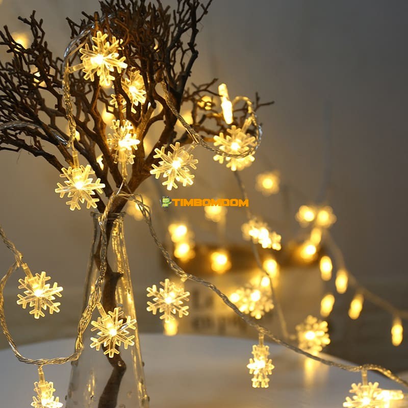 Snowflake light string Snowflake light string