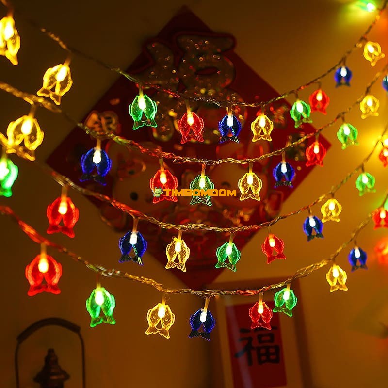 Double Fish Colorful String Lights Double Fish Colorful String Lights