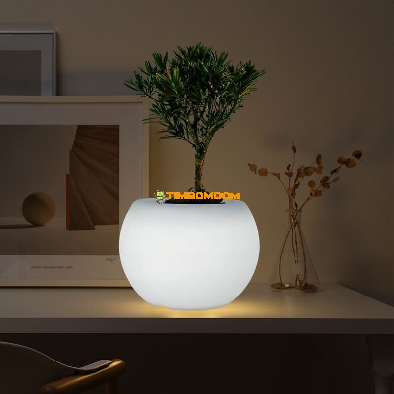 Creative LED Flowerpot Table Lamp Creative LED Flowerpot Table Lamp