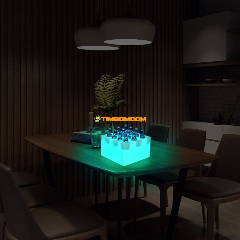 LED-Illuminated Remote-Controlled Serving Tray LED-Illuminated Remote-Controlled Serving Tray