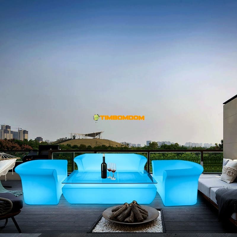 Multi-Color LED Light-Up Sofa Multi-Color LED Light-Up Sofa