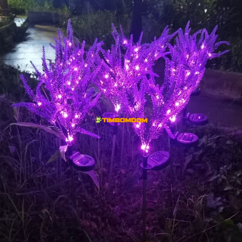 Solar LED Lavender Flowers Decorative Lights Solar LED Lavender Flowers Decorative Lights