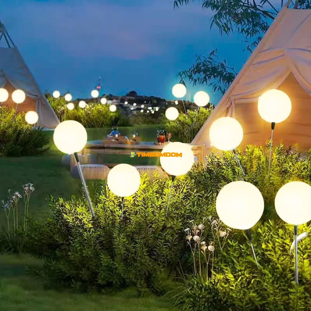 Outdoor solar ground plug ball Lamp Outdoor solar ground plug ball Lamp