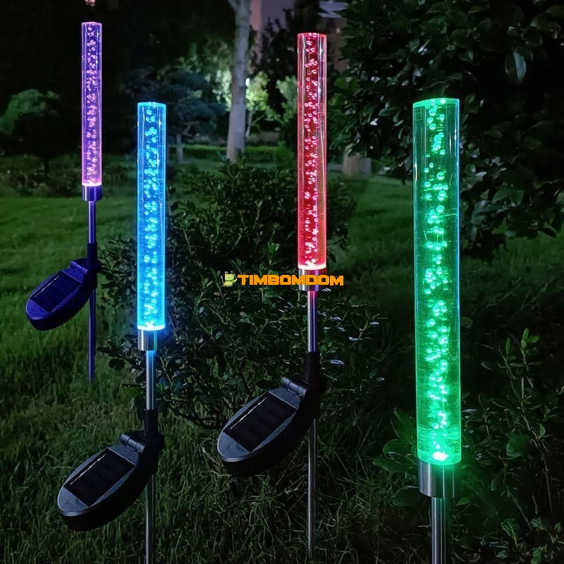 Solar acrylic bar floor outdoor crystal lamp Solar acrylic bar floor outdoor crystal lamp