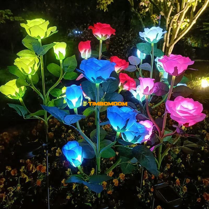 Led one-to-five plug-in floor Rose Flower lanterns Led one-to-five plug-in floor Rose Flower lanterns