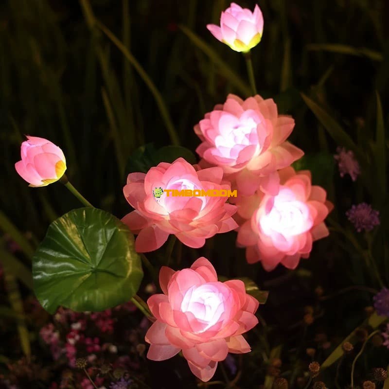 Led one-to-five plug-in floor Lotus Flower lanterns Led one-to-five plug-in floor Lotus Flower lanterns