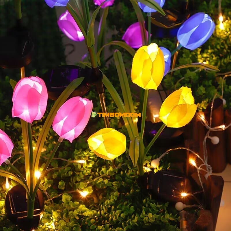 Led one-to-five plug-in floor Tulip Flower lanterns Led one-to-five plug-in floor Tulip Flower lanterns