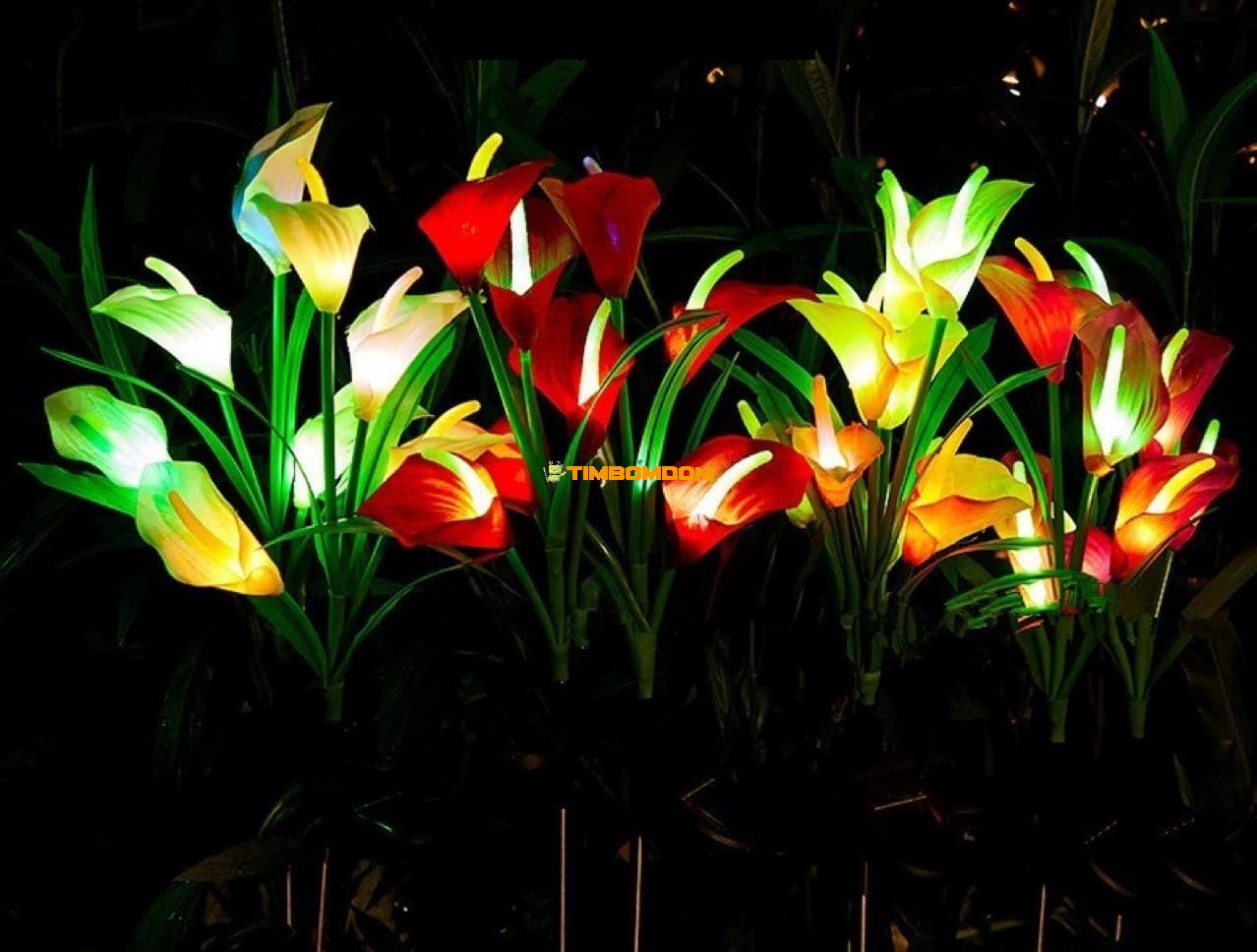 Solar Calla Lily Flower Lights Solar Calla Lily Flower Lights