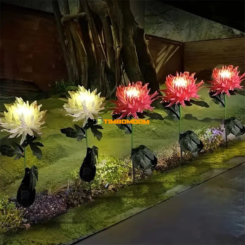Solar Chrysanthemum Outdoor Lawn Solar Chrysanthemum Outdoor Lawn