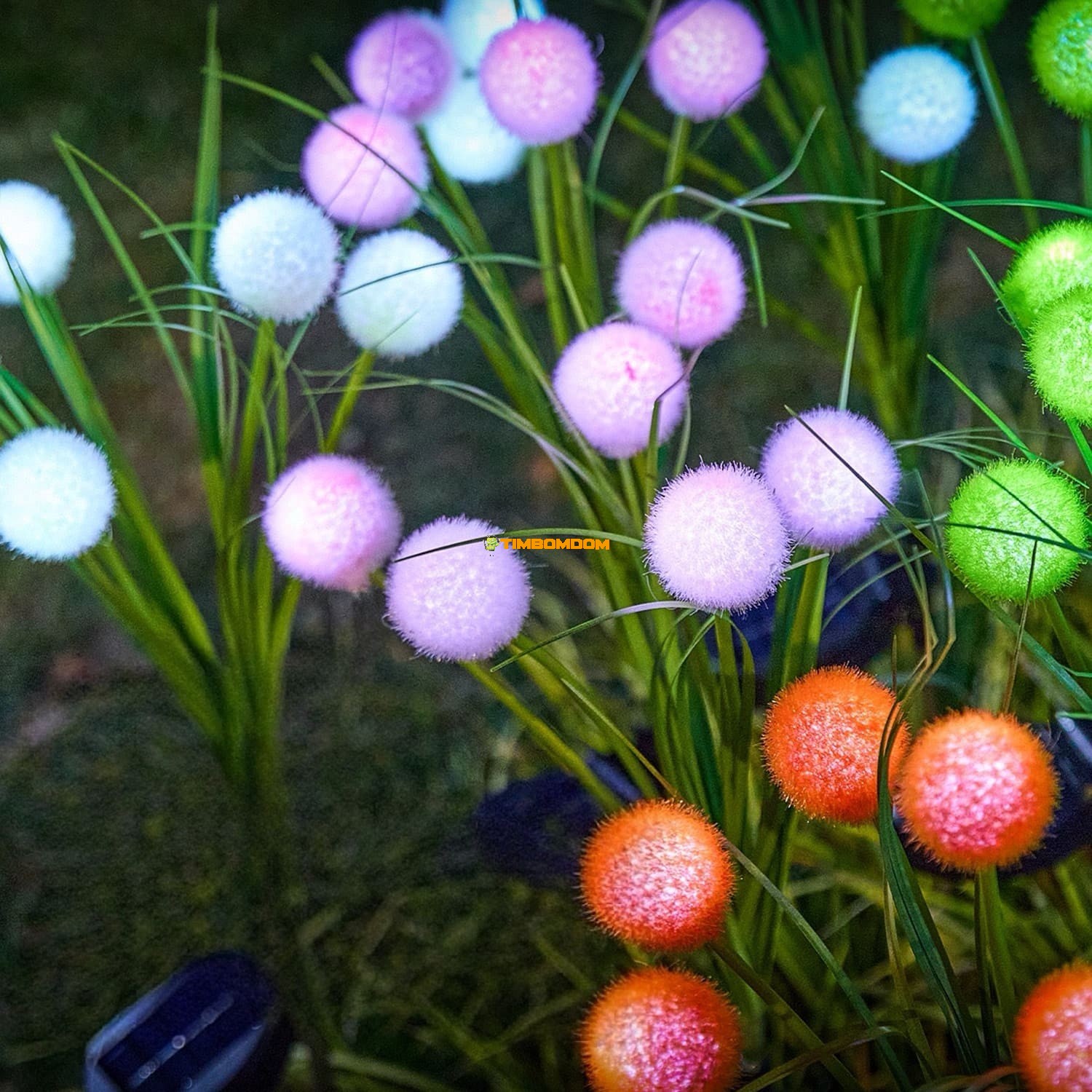 Led Solar Hair Ball Floor Lamp Led Solar Hair Ball Floor Lamp