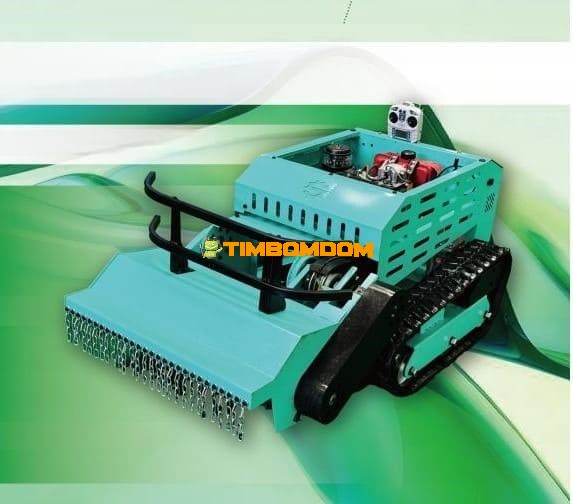 Remote-Controlled Lawn Mower — Tracked All-Terrain Weed Cutter | Ideal for Orchards, Lawn Mulching, Landscaping, and Land Clearing Remote-Controlled Lawn Mower — Tracked All-Terrain Weed Cutter | Ideal for Orchards, Lawn Mulching, Landscaping, and Land Clearing