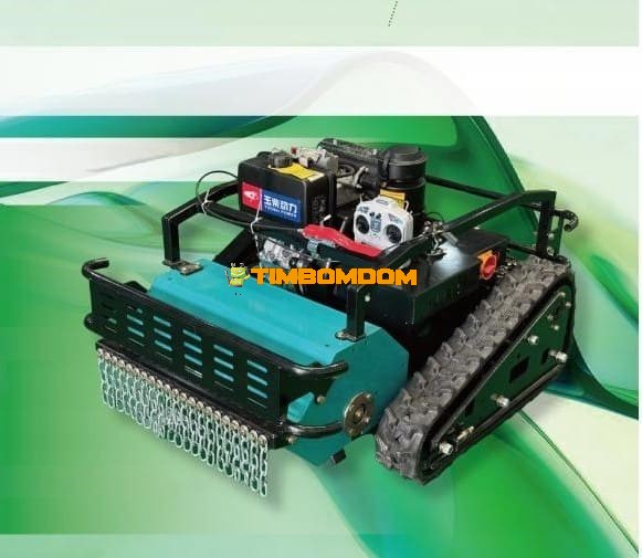 Remote-Controlled Lawn Mower — Tracked All-Terrain Weed Cutter | Ideal for Orchards, Lawn Mulching, Landscaping, and Land Clearing Remote-Controlled Lawn Mower — Tracked All-Terrain Weed Cutter | Ideal for Orchards, Lawn Mulching, Landscaping, and Land Clearing