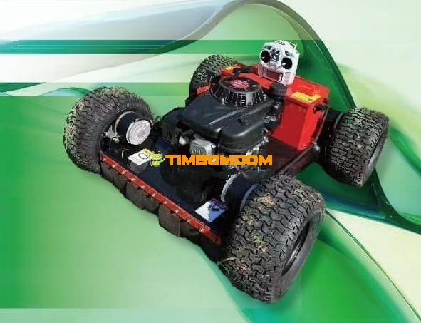 Remote-Controlled Lawn Mower — Tracked All-Terrain Weed Cutter | Ideal for Orchards, Lawn Mulching, Landscaping, and Land Clearing Remote-Controlled Lawn Mower — Tracked All-Terrain Weed Cutter | Ideal for Orchards, Lawn Mulching, Landscaping, and Land Clearing