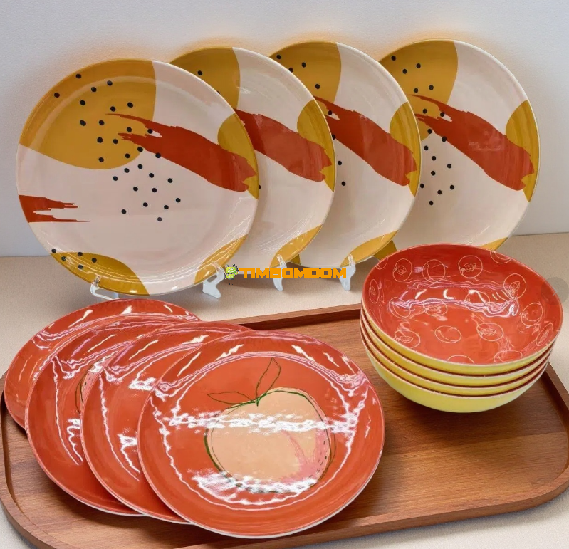Dinnerware Set Plates and Bowls 12pieces - TBD1187797.png