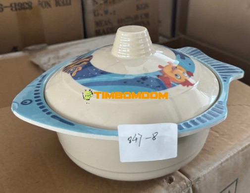 Plastic Bowl with lid 8 Inch - TBD1188248.jpeg