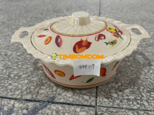 Plastic Bowl with lid 9 Inch - TBD1188253.jpeg